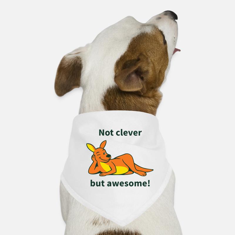 Kangaroo with a cheeky saying Dog Bandana