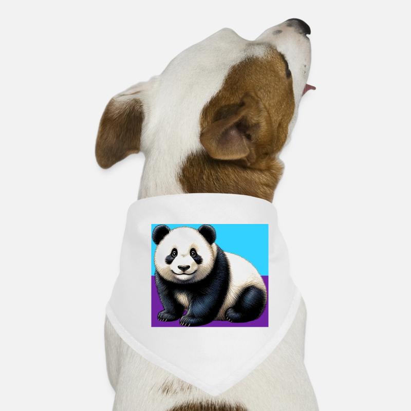 Panda Hunde-Bandana