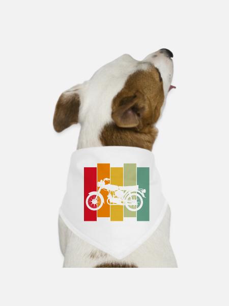 Le pilote Simson Schwalbe Ossi - Bandana pour chien - blanc - Devant