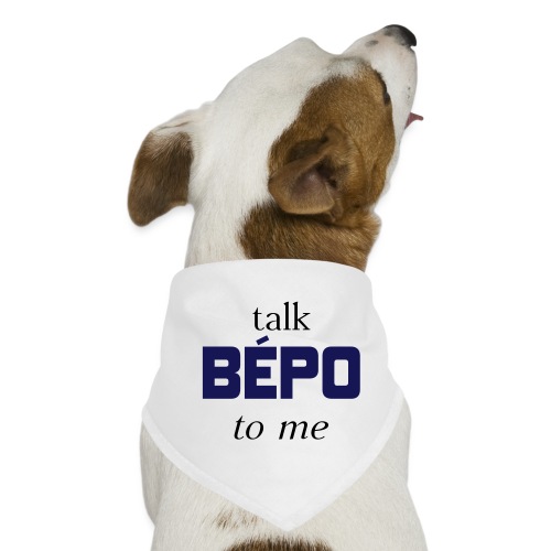 talk bépo new - Bandana pour chien