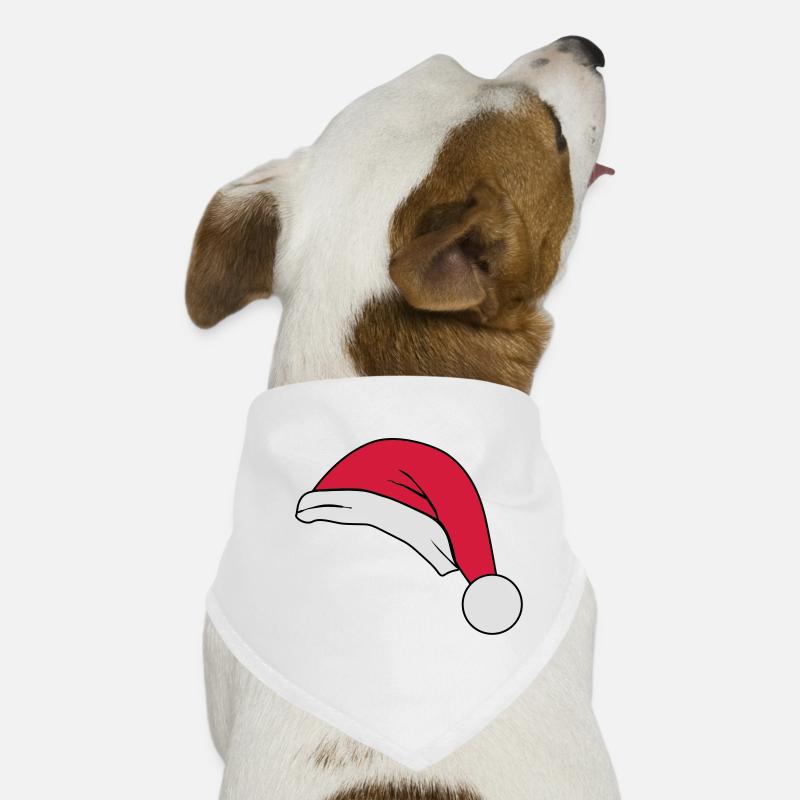 santahat - Hunde-Bandana - Weiß