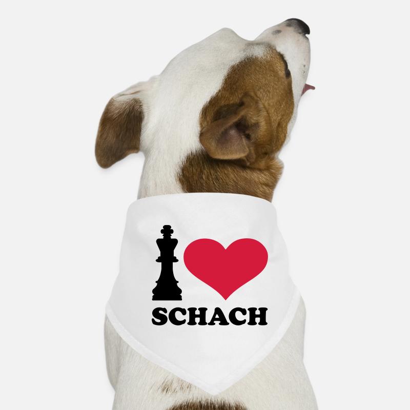I love chess Dog Bandana