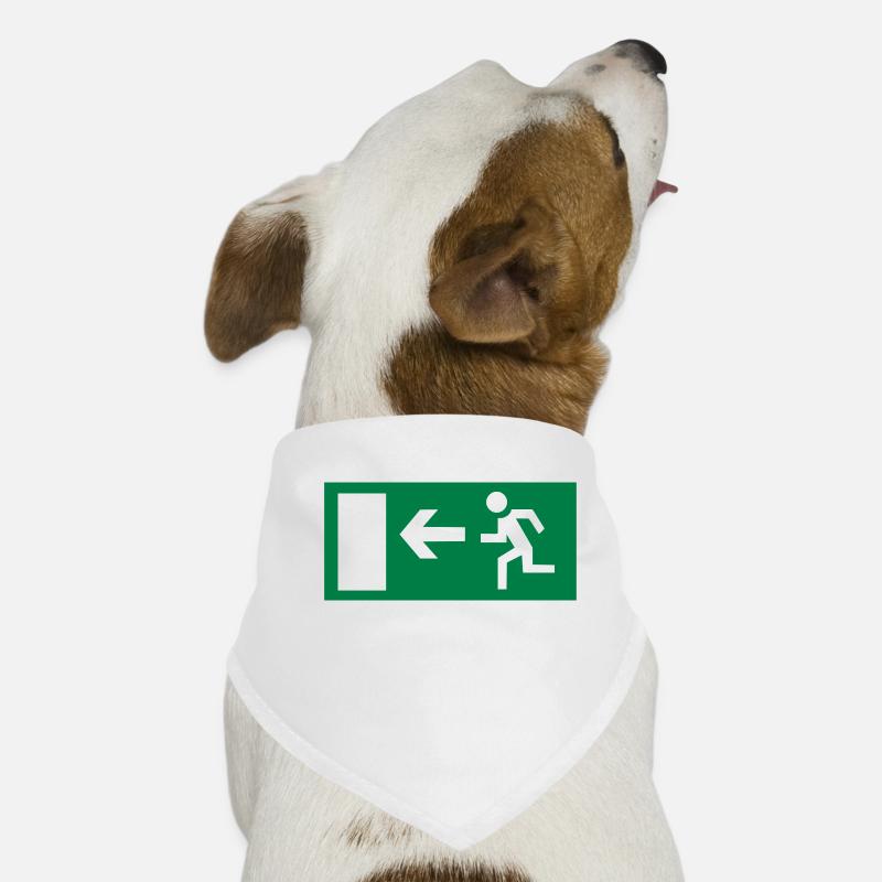 emergency exit Dog Bandana