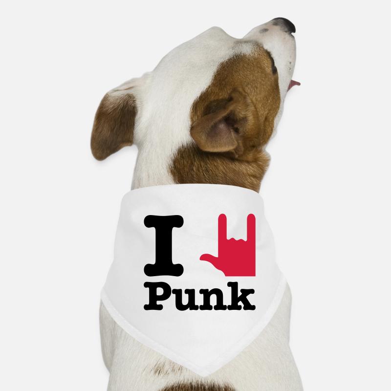 j'aime le punk - J'aime le punk Bandana pour chien