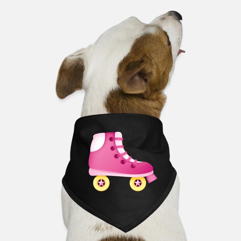 Smiley Roll Skate Bandana pour chien