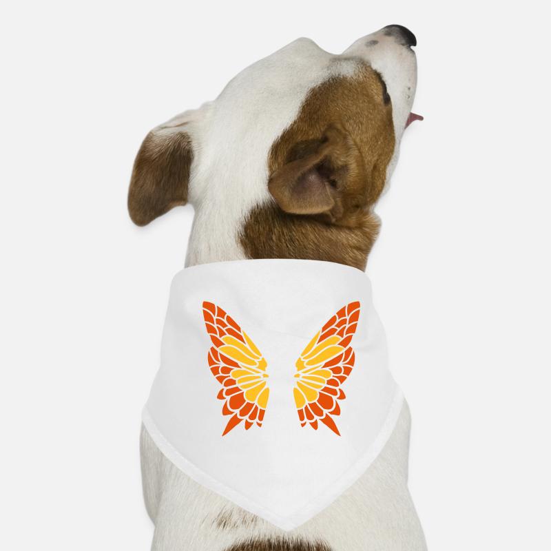 Butterfly Fluegel Pattern Dog Bandana