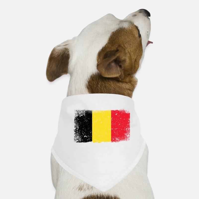 Belgien Flagge Hunde-Bandana