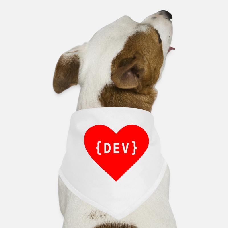 Software Developer, Liebe Code DEV Entwickler Tag Hunde-Bandana