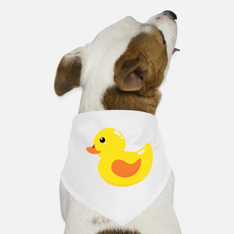 Canard jaune couinant Bandana pour chien