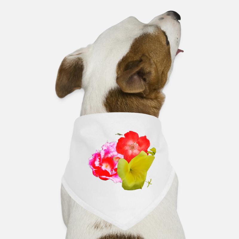 Blumen Hunde-Bandana