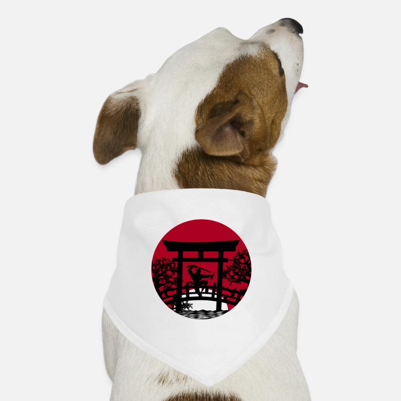 Samouraï du Japon Bandana pour chien