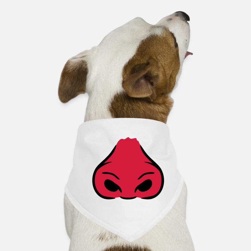 Nez rouge des grosses narines Bandana pour chien