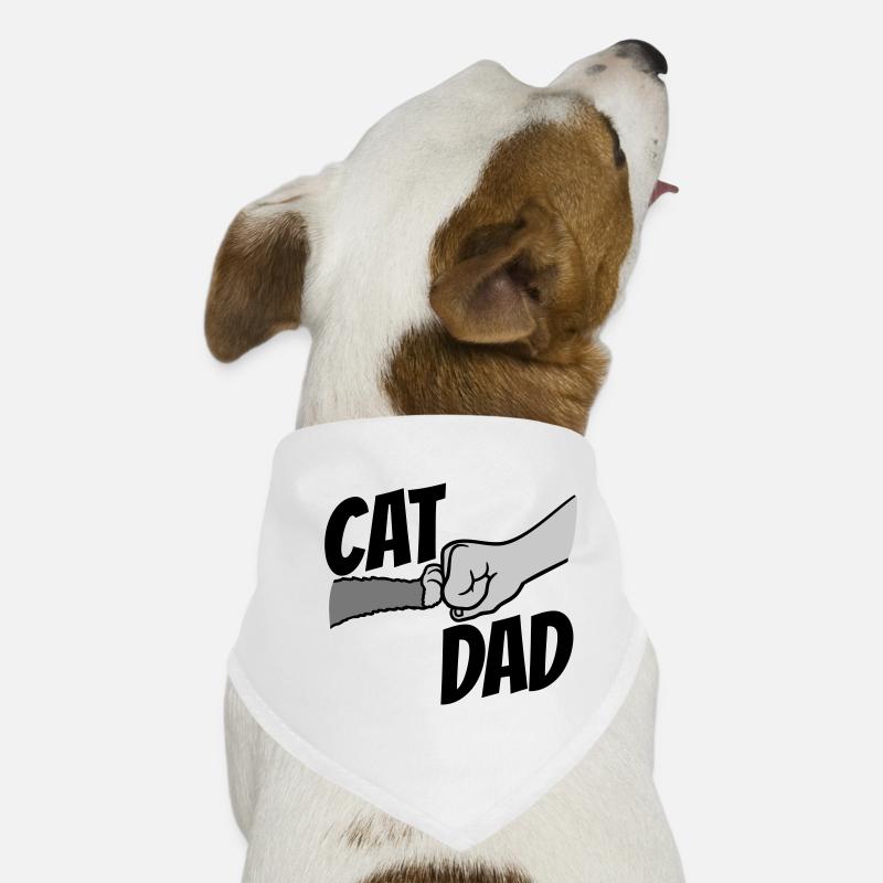 Cat Dad Logo Design Hunde-Bandana