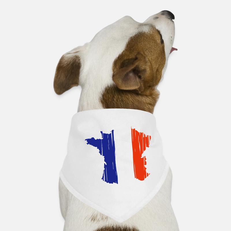 Frankreich Hunde-Bandana
