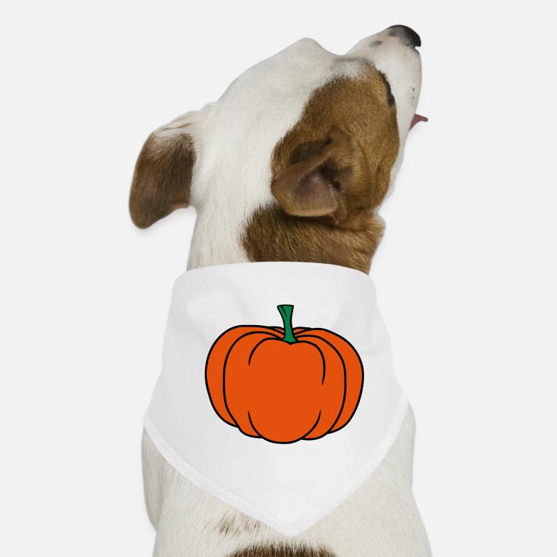 Pumpkin Comic Halloween Vegetables Dog Bandana