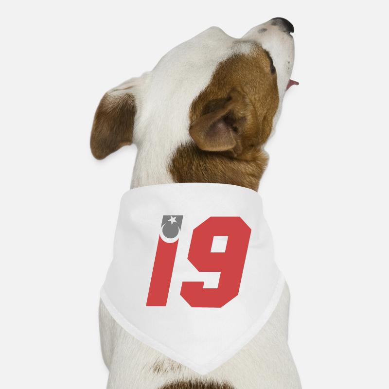 Çorum - Hunde-Bandana - Weiß