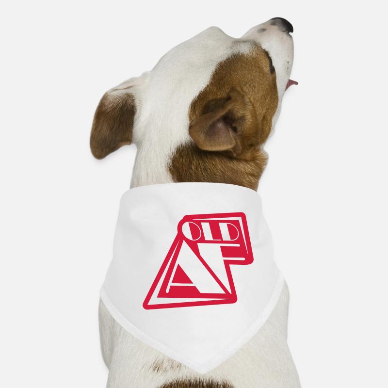 old AF Text Logo Hunde-Bandana