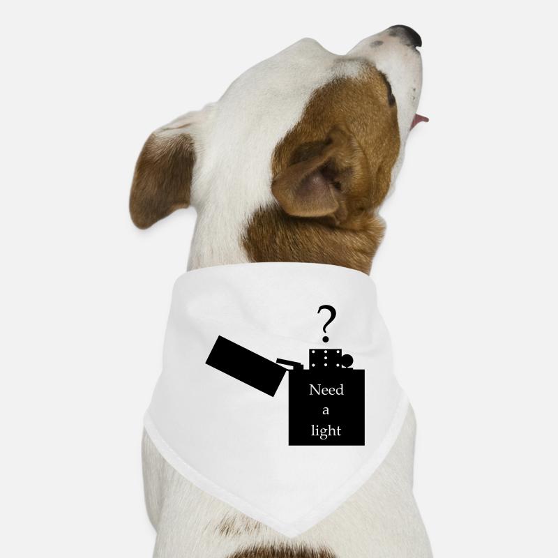 Plus léger - image avec lettrage Bandana pour chien