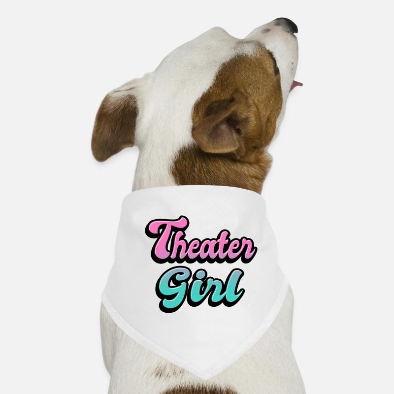 Fille de théâtre Bandana pour chien