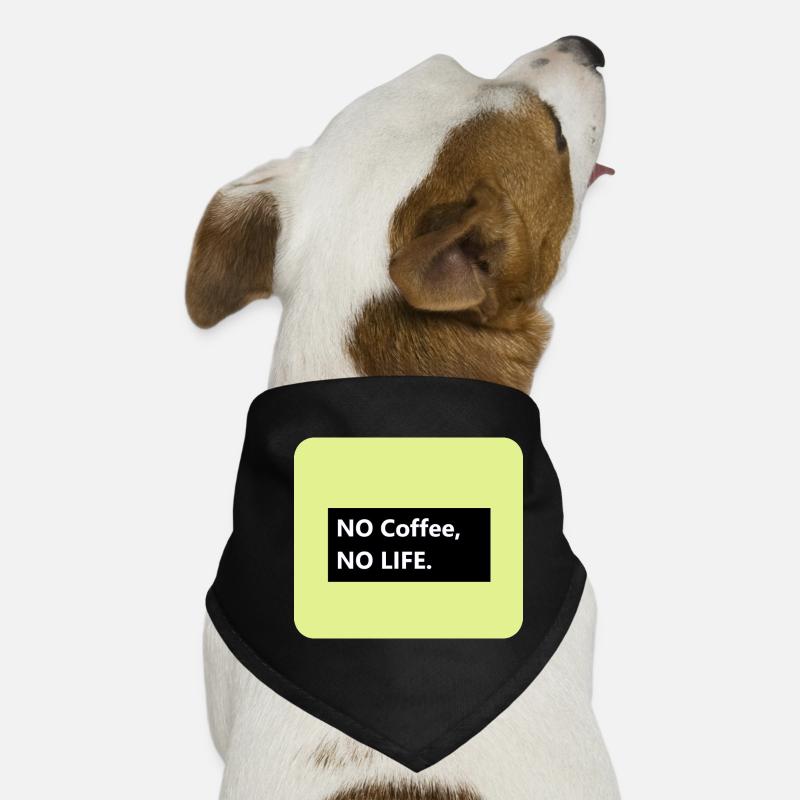 Pas de café pas de vie Bandana pour chien