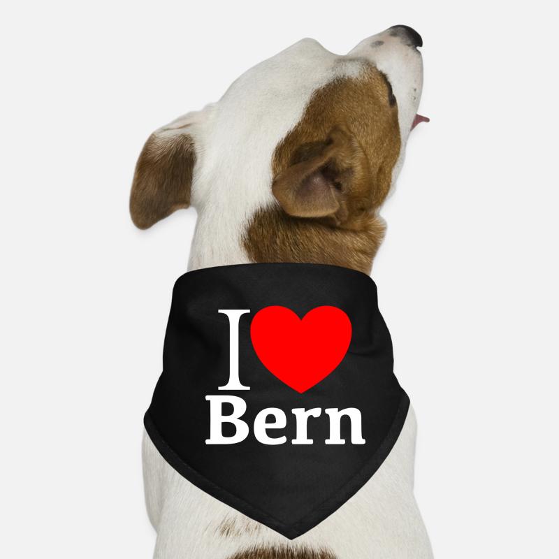 i love Bern Dog Bandana