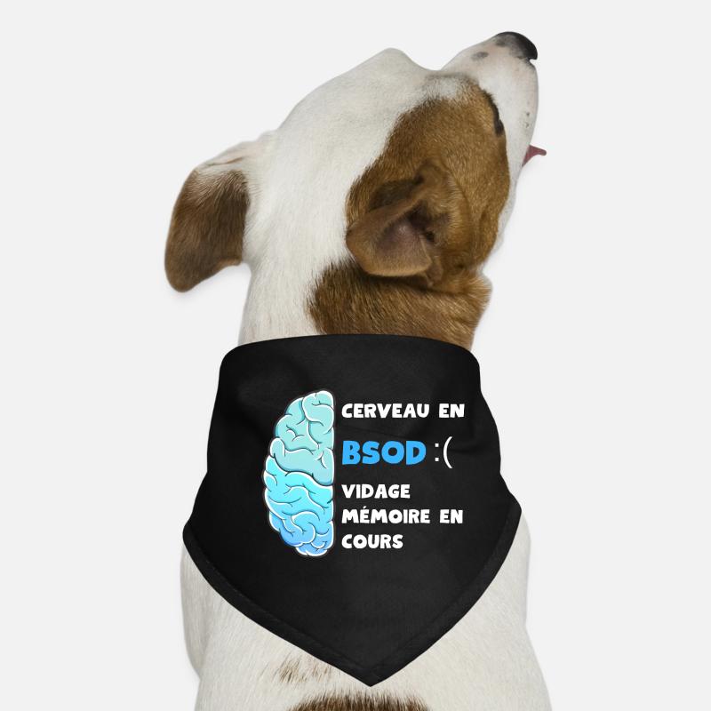 Vidage mémoire en cours. BSOD Bandana pour chien