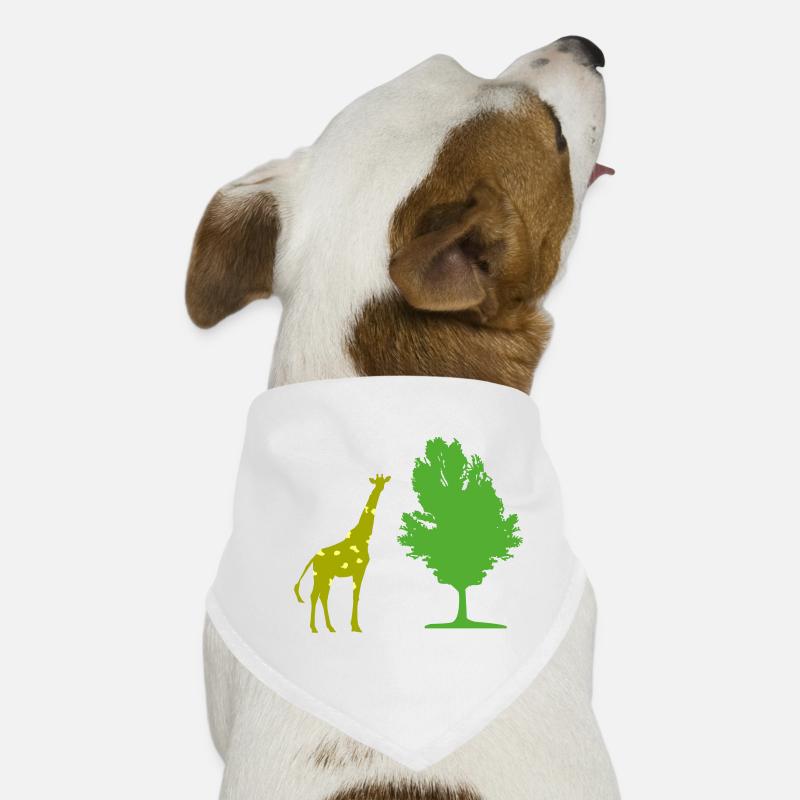 Giraffe tree Dog Bandana