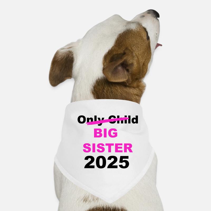 werdende große Schwester 2025 kein Einzelkind mehr Hunde-Bandana