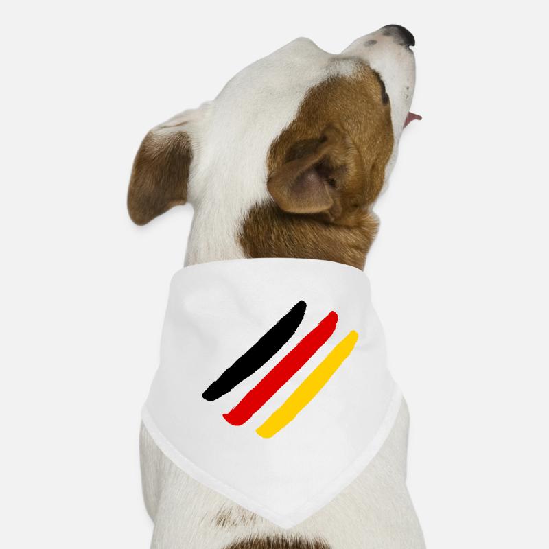 German Flag - Style Stripes Dog Bandana