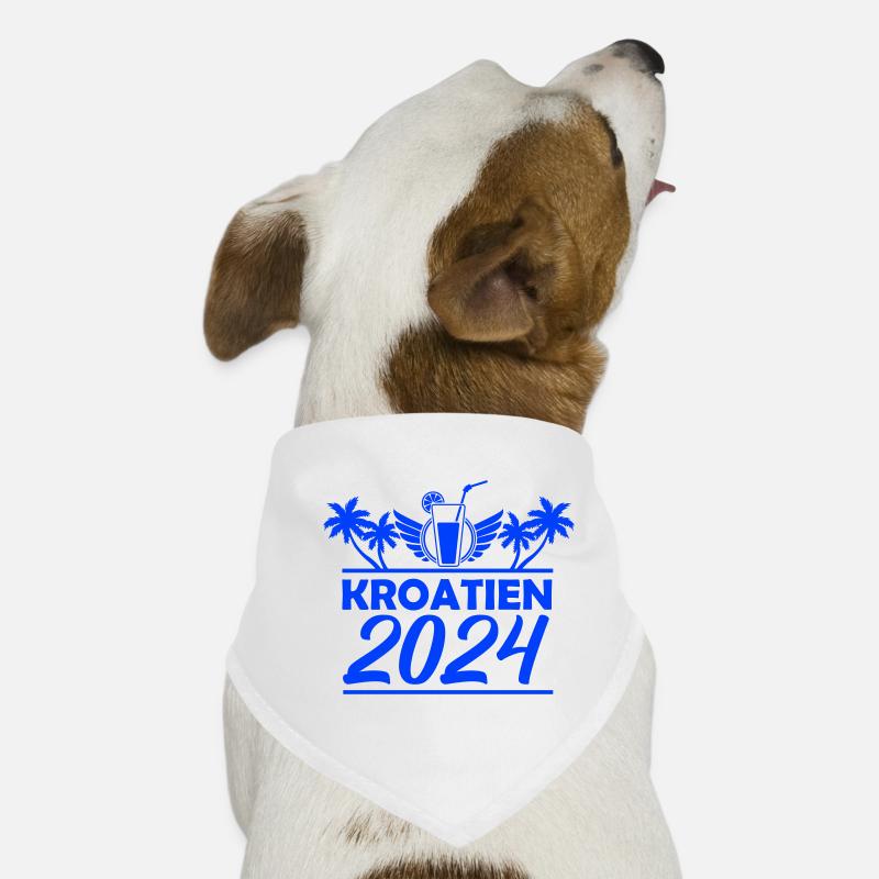 Croatie 2024 Bandana pour chien