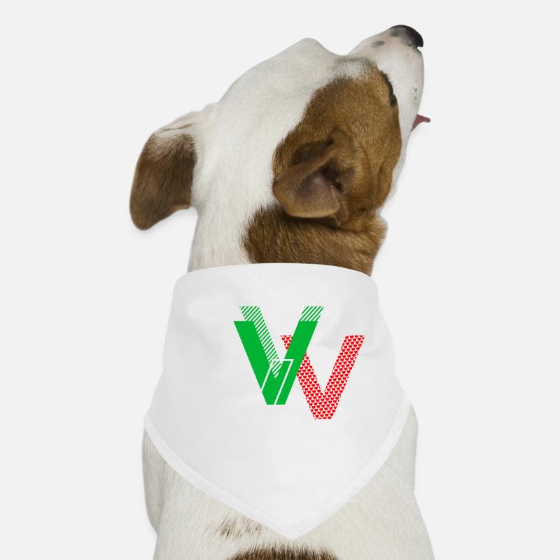 Letter V Dog Bandana
