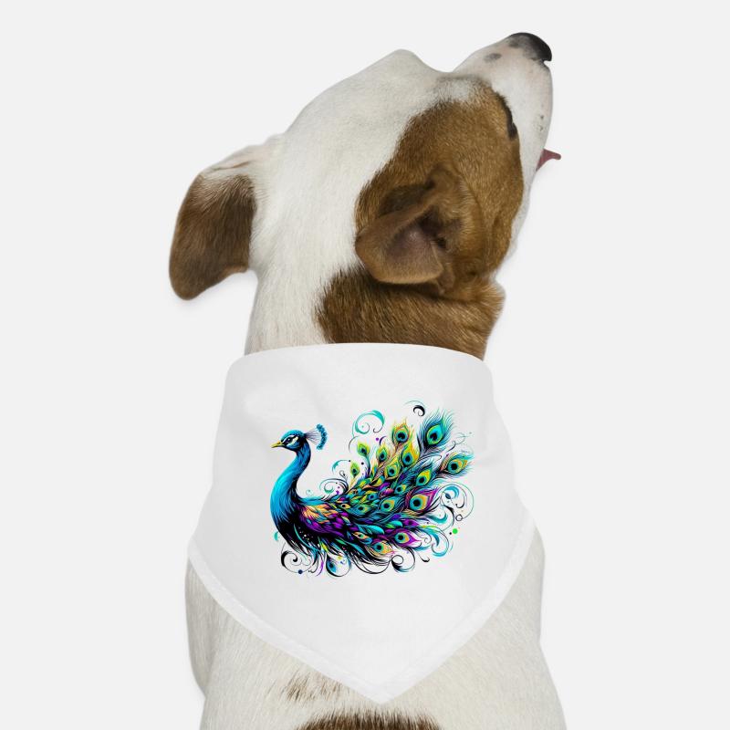 Peacock Dog Bandana