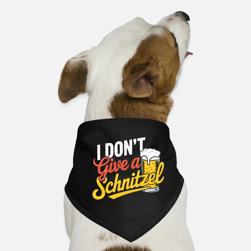 I Don't Give a Schnitzel Dog Bandana