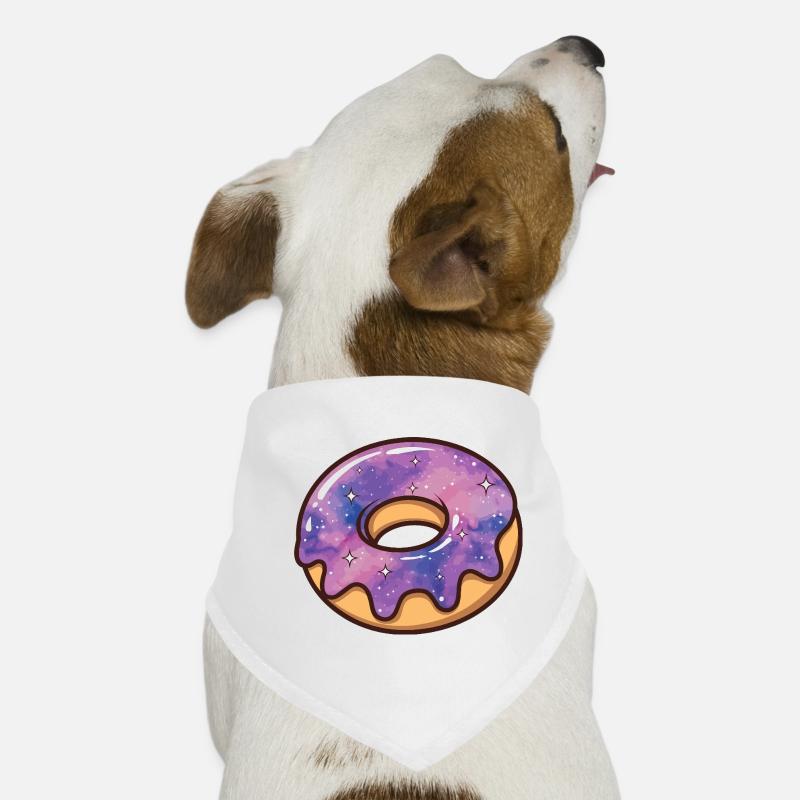 Kosmische Galaxie Donut Hunde-Bandana