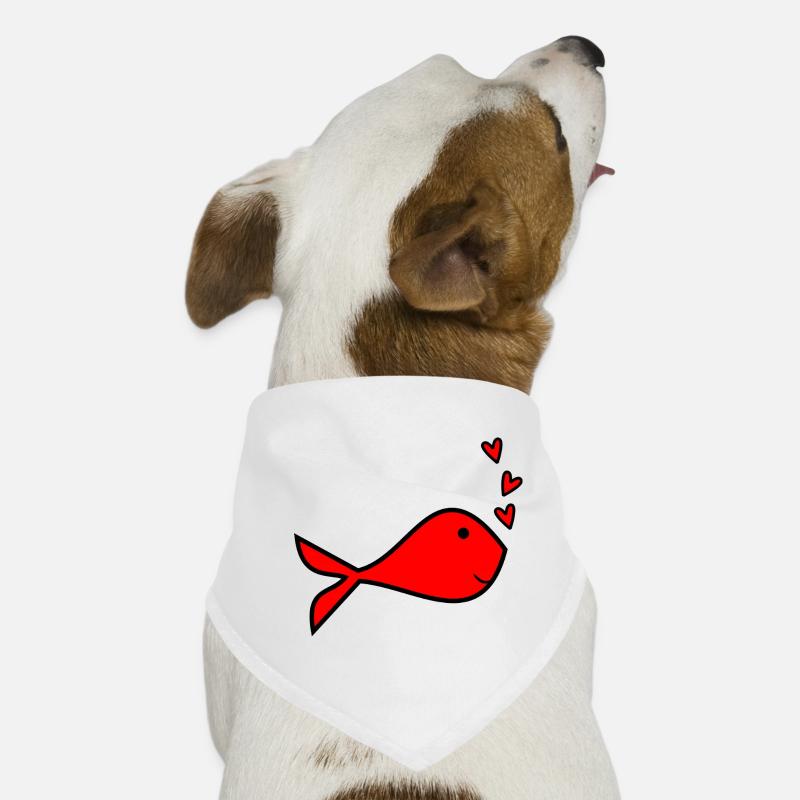 POISSON. SARDINE. POISSON D'AVRIL. ANNIVERSAIRE Bandana pour chien