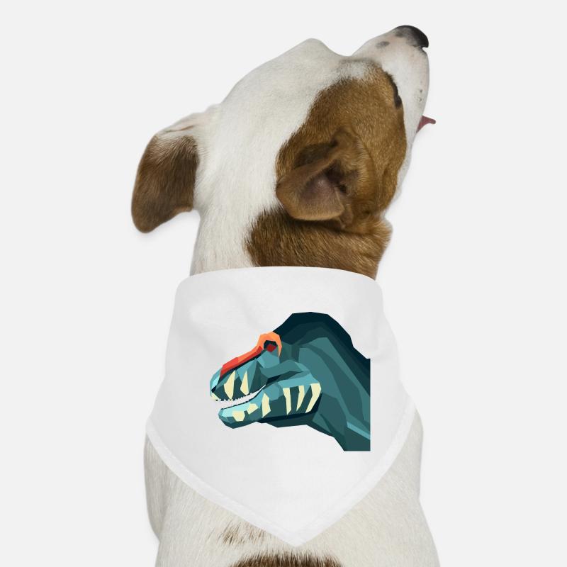 T. rex in geometric style Dog Bandana