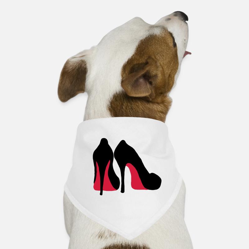 high heels - Hunde-Bandana - Weiß