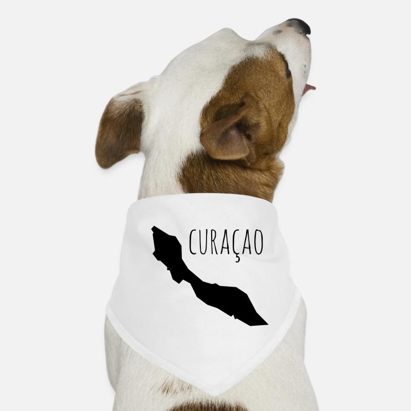 Curacao - Hunde-Bandana - Weiß