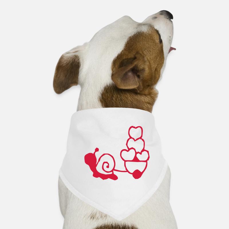 du coeur de votre ver Bandana pour chien