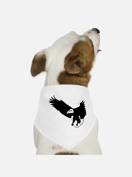 adler - Bandana pour chien - blanc - Devant