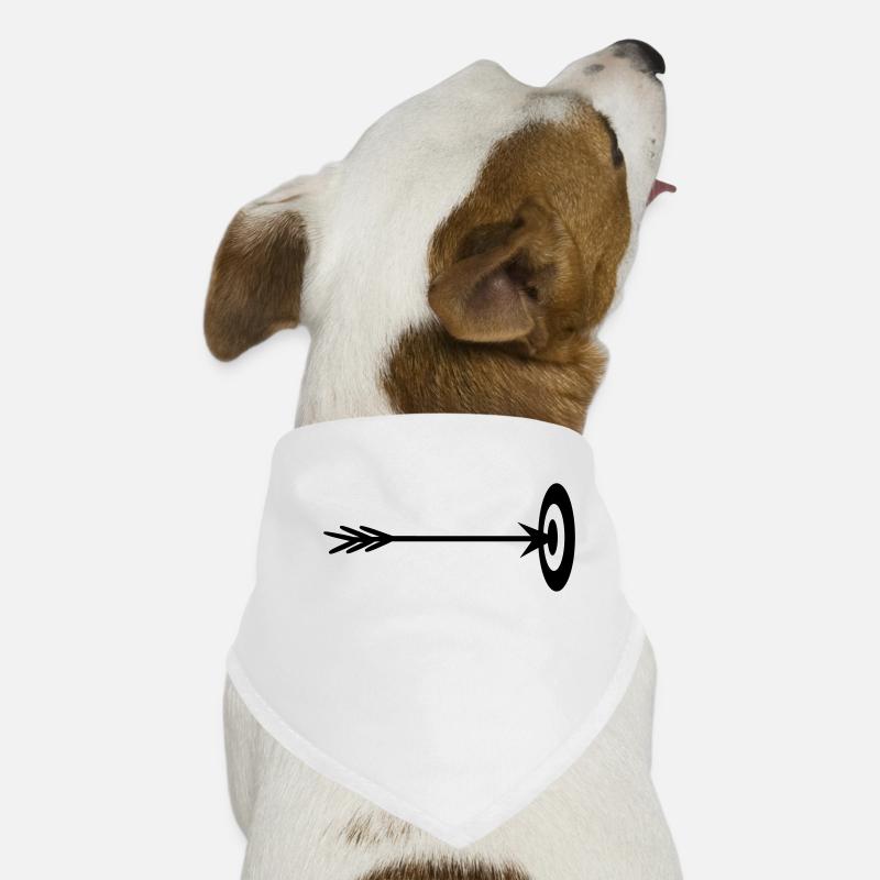 cible archer centre hit arrow bo Bandana pour chien