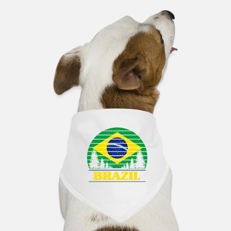Brésil Bandana pour chien