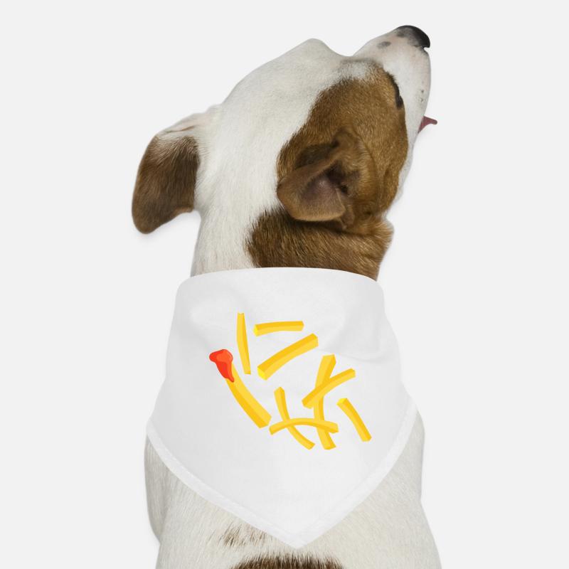 Frites au ketchup Bandana pour chien