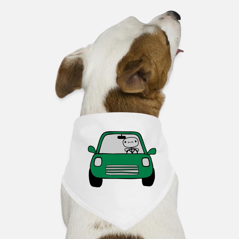 Fahrer Comic Auto Hunde-Bandana