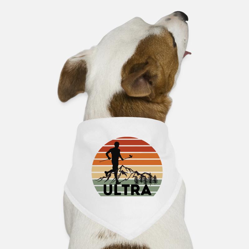 Ultra Trail Runner Sunset Dog Bandana