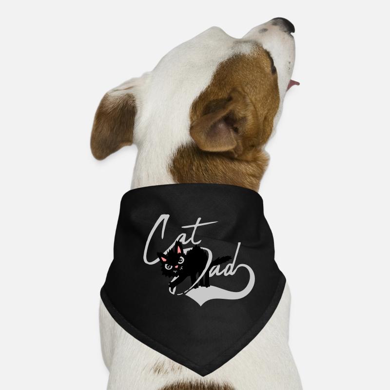 Cat Dad cool Design Hunde-Bandana