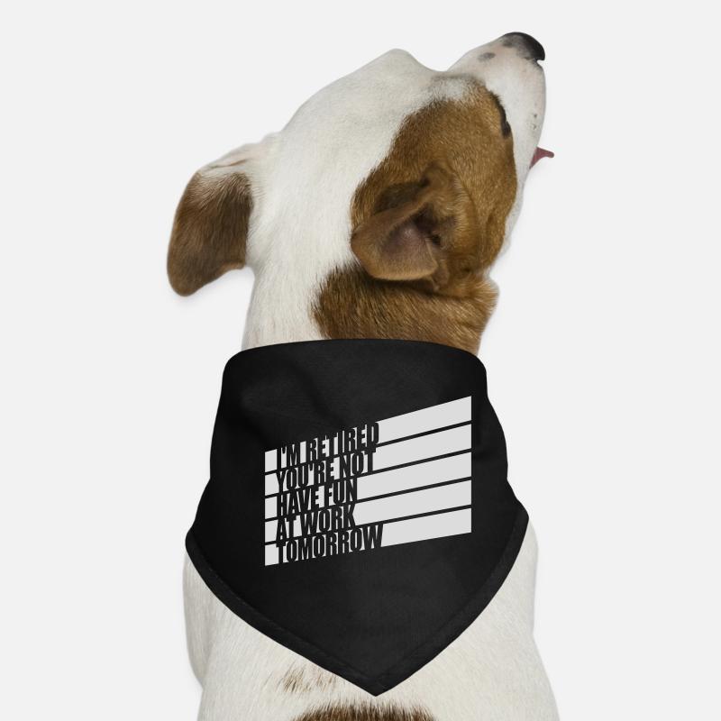 have fun at work Dog Bandana