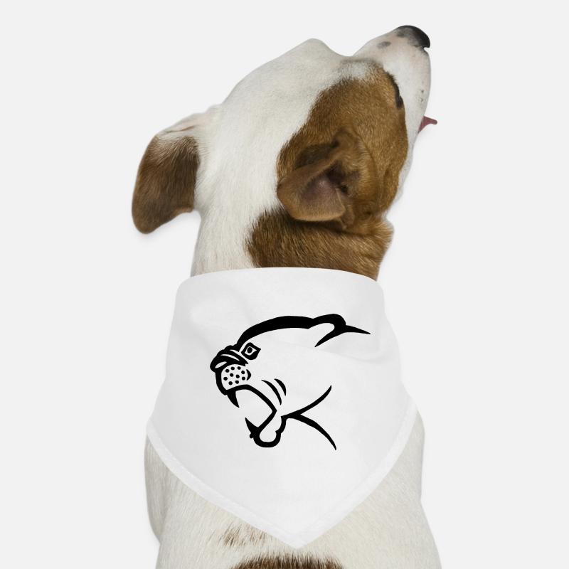 Tête de panthère noire Bandana pour chien