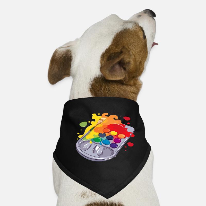 Paint palette n°2 Dog Bandana