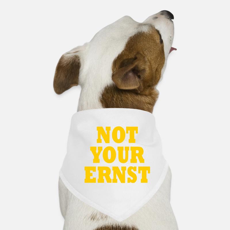 Not your ernst Hunde-Bandana